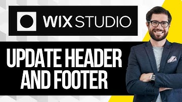 How To Update Header and Footer in Wix Studio
