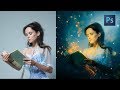 [ Photoshop Manipulation ] "Magic Book" - Fantasy Manipulation Tutorials