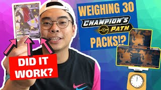 Weighed Pokemon Champions Path packs and I PULLED THE SHINY CHARIZARD AND THE GOLD CARD!!!