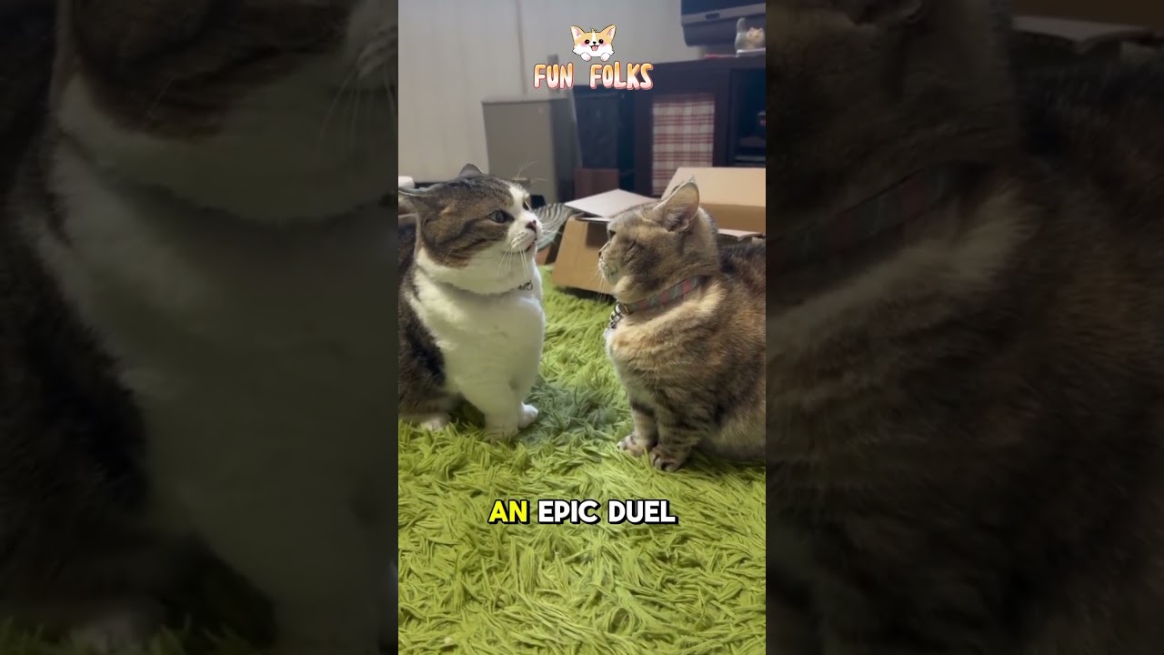 The Cutest Cat Boxing Match Ever! 
