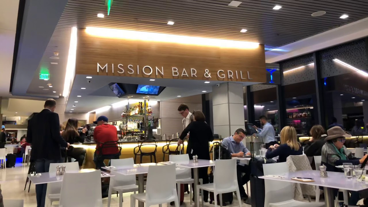 Mission Bar & Grill SFO Airport Has Great Cobb Salad YouTube