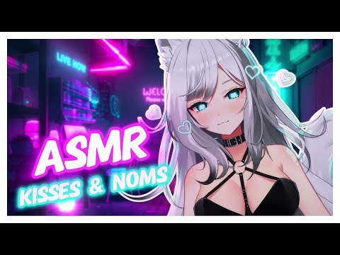 🤍 ASMR | Comfy Catgirl's Soft Kisses & Gentle Ear Nomming to Relax You 💋