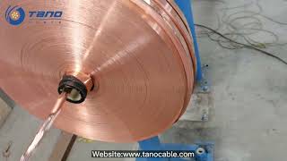 Production process of copper tape screen
