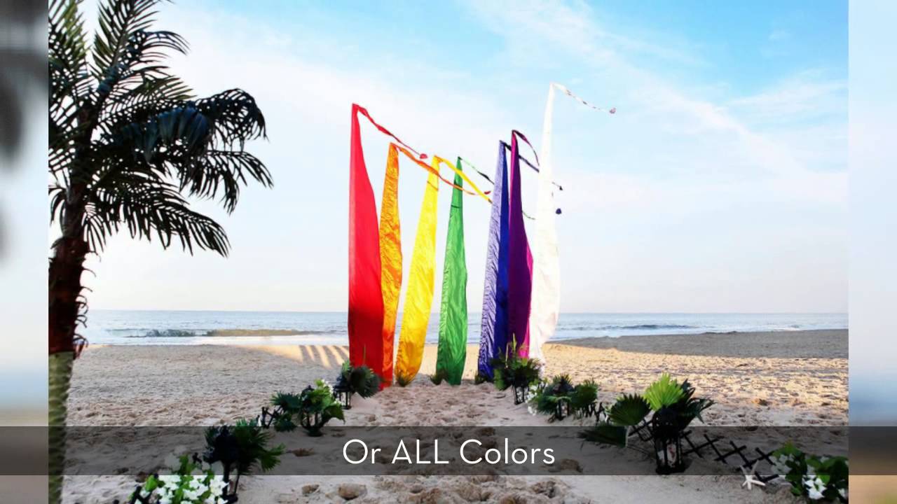 Ocean City Md Beach Wedding Setups Youtube
