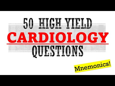 50 High Yield Cardiology Questions | Mnemonics And Proven Ways To Memorize For Your Exams!