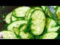 Очень Простой, Но Обалденный На Вкус  Салат из Огурцов, За Копейки