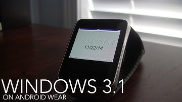Windows 3.1 on Android Wear