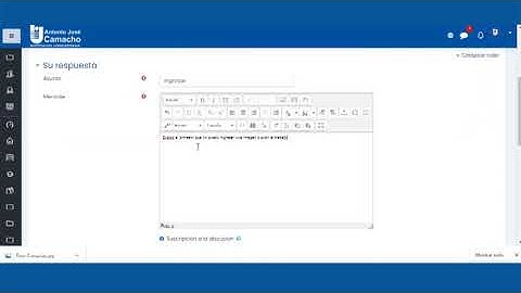 Cómo Participar en el Foro Moodle