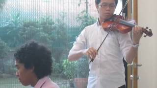 Schindler's List Main Theme (w/ Daniel Estrellado on violin) | Home Event