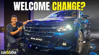 Maruti Baleno facelift: 3 cylinder engine, ventilated seats, L2 ADAS | Starts @ ₹6.10L | First Look