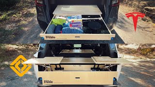 The Best Tesla & Rivian Car Camping Systems | Fruble Camper Kit Lite & R1S