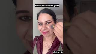 Office presentation grwm #ashortaday #makeuptips #office#grwm #plussize
