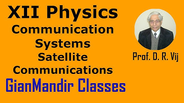 XII Physics | Communication Systems | Satellite Communications by Amrinder Sir