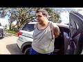 He Threatened Four Children, Hurt His Father, and Spit on Police