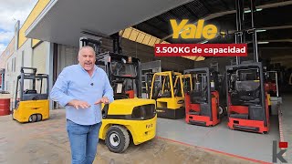 REF. 1118. YALE GPD35VX 2013 – Carretilla Diésel 3.500kg con Mástil Dúplex 4.500 mm y Desplazador
