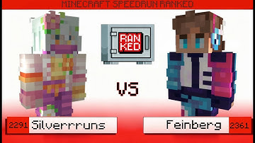 A Perfectly Even Match... | Silverrruns vs Feinberg | MCSR Ranked 1v1