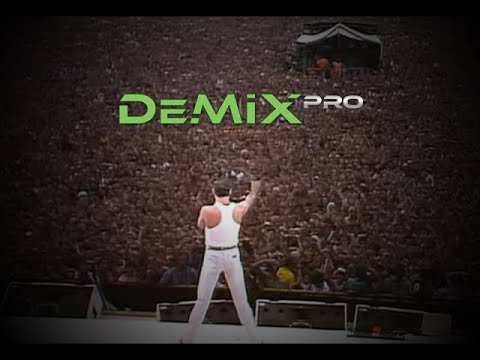 Freddie Mercury's Isolated Vocals From Radio Ga Ga at Live Aid Separated with DeMIX Pro