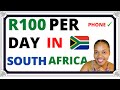 How to make r100 per day in south africa