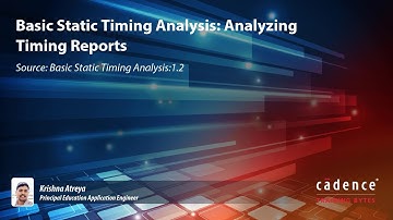 Basic Static Timing Analysis: Analyzing Timing Reports