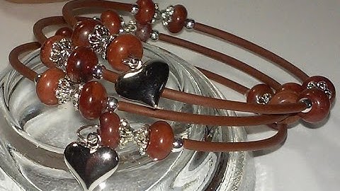 Memory Wire Bangle with Tubing