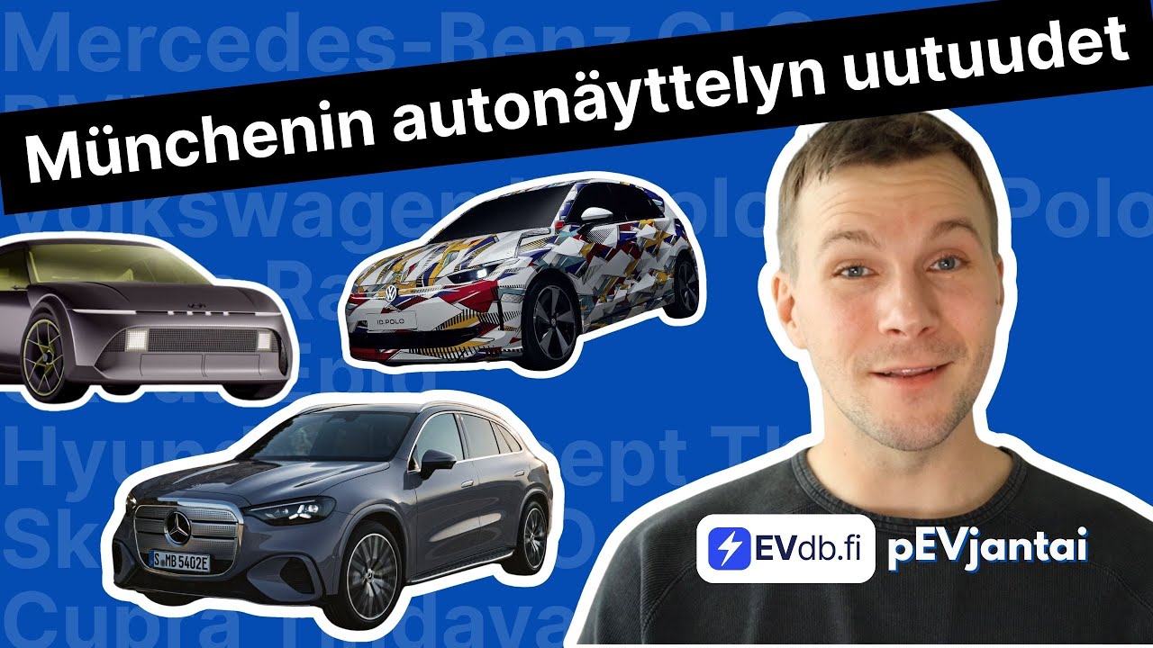 Uusi GLC-sähköauto ja ID.Polo GTI | Münchenin autonäyttelyn sähköautouutuudet | pEVjantai