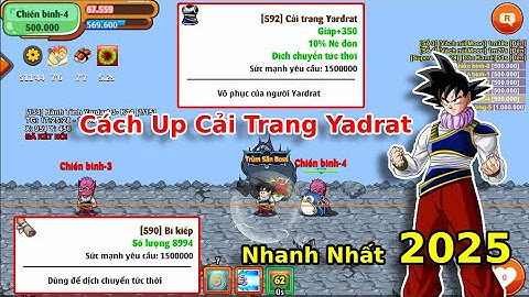 Ngọc Rồng Online | Hướng Dẫn Cách Up Bí Kiếp Đổi Cải Trang Yadrat Nhanh Nhất 2025