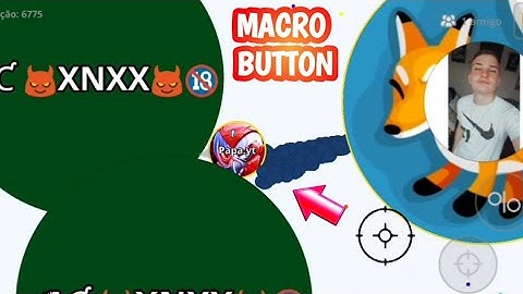 MACRO BUTTON + DUO vs CLAN // AGAR.IO MOBILE
