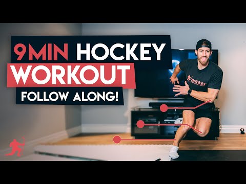 9 Minute At Home Hockey Workout You