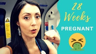 Sick On The Train: 28 Weeks Pregnant