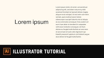 Point Type vs Area Type | Illustrator Text Tutorial