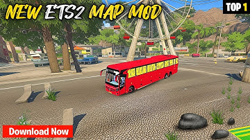 BUSSID " ETS2 NEW MAP MOD For Bus Simulator Indonesia Bussid V3.7