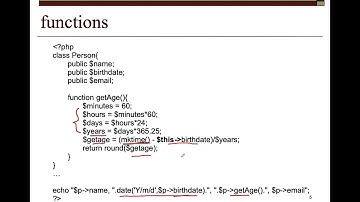 ITP4513 L2 - Object Oriented Php