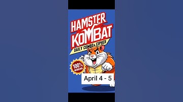 Hamster Kombat GameDev Daily Combo & Daily Cipher April 4 - 5 Claim Your Rewards!