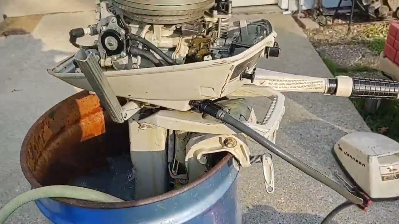1966 Johnson 6HP Outboard Motor YouTube