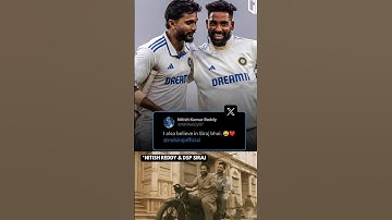 DSP Siraj & Nitish Reddy #shorts #indvsaus #australia #viralvideo #shortvideo