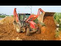 Brand new Terex TLB 844S Backhoe Loader | JCB Working For New Railway Road Construction