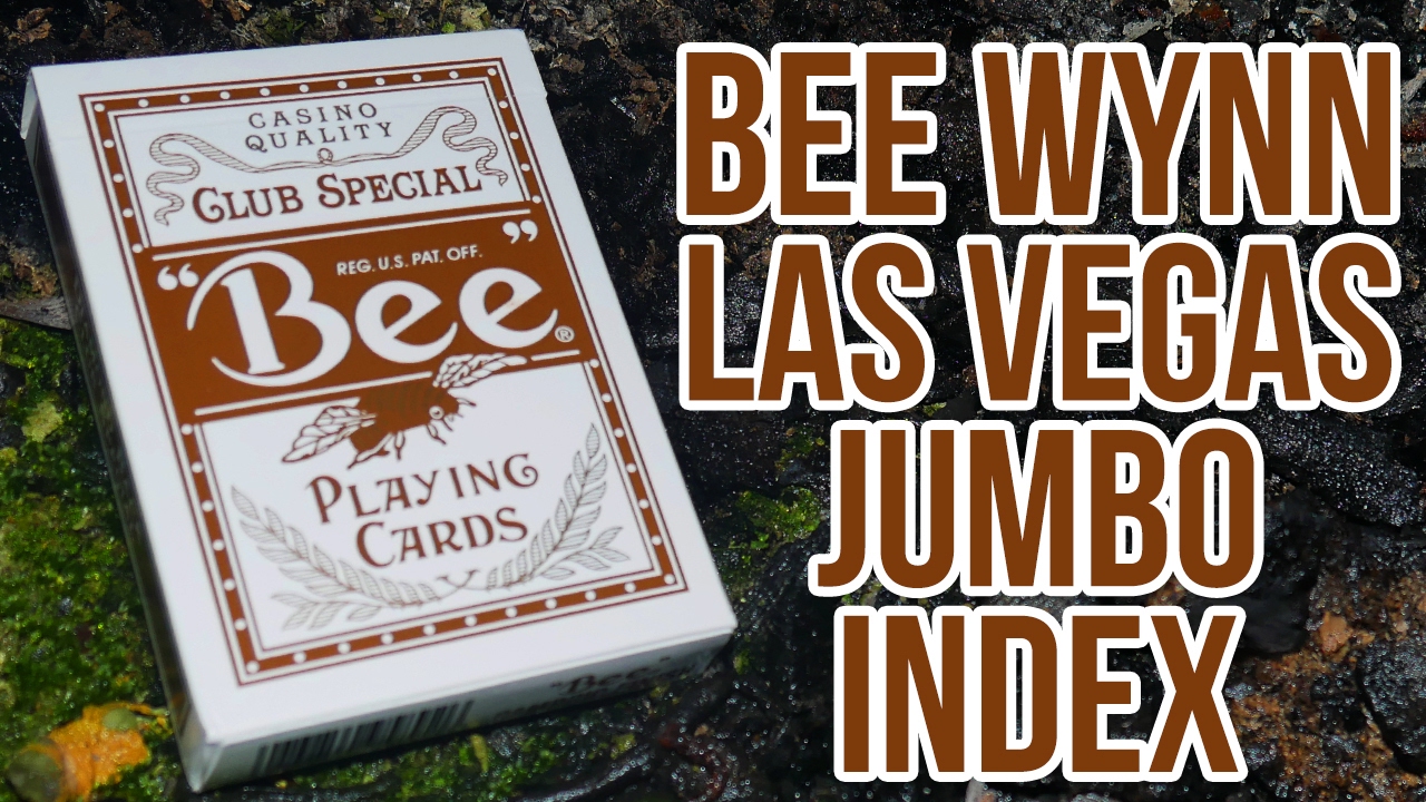 Deck Review - Bee Wynn Las Vegas Jumbo Index Brown Edition Playing Cards  [HD-4K]