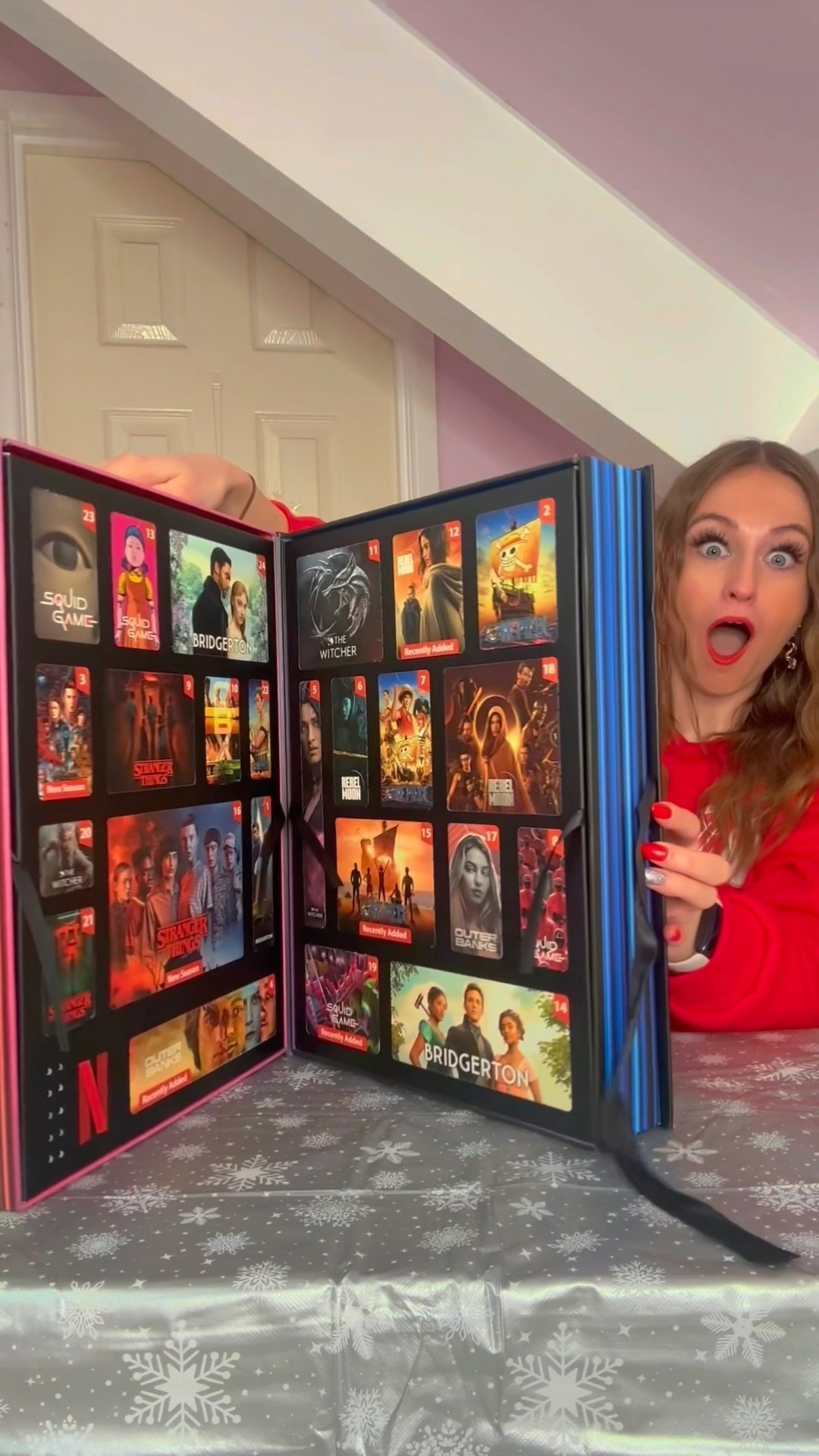 [ASMR] UNBOXING THE *WORLDS BIGGEST* NETFLIX ADVENT CALENDAR 2024!!???⁉️ (WATCH NOW!!?) #Shorts