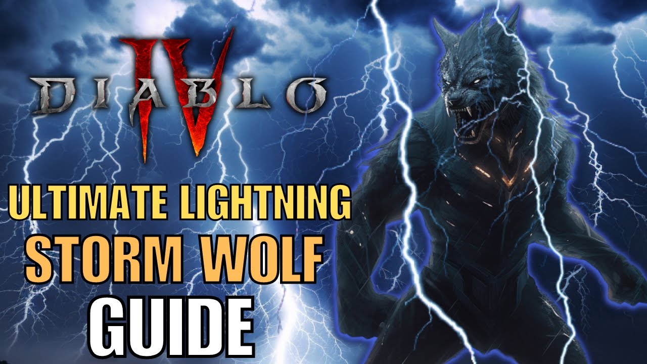 Diablo 4 Season 1 best Druid endgame build  Lightning Storm Werewolf and  Shapeshifter