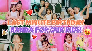 Last Minute Birthday Party for our Kids! | Mariel Padilla Vlog