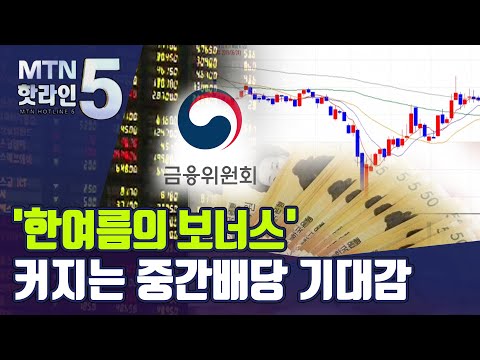 &amp;#39;한여름의 보너스&amp;#39; 받아볼까…커지는 <strong>중간배당</strong> 기대감 / 머니투데이방송 (뉴스)