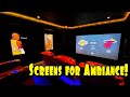 Use Digital Signage or Spare Screens for Ambiance in your Gameroom/ Home Theater!