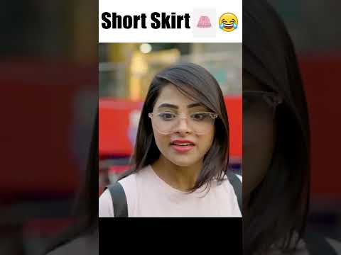 Short Skirt 😂😂 | Deep Kaur | #girls #shorts #funny #comedy #girlsrelate