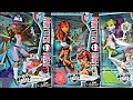 3 Monster High Ghoul Sports Dolls Unboxing Toralei Clawdeen & Spectra