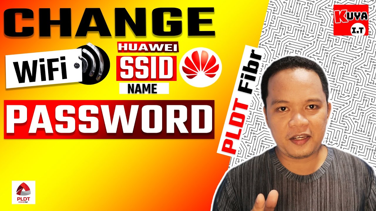 How to change wifi password and name of pldt home fibr 2021 huawei 