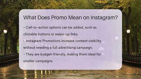 What Does Promo Mean on Instagram? - Everyday-Networking