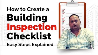 How To Create A Building Inspection Checklist Easy Steps Explained , Civil Guide #rabin1965