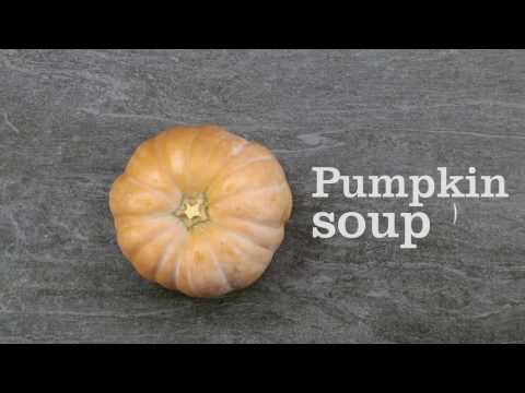 Pumpkin soup with