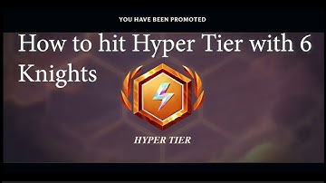 How to hit Hyper Tier with 6 Knights - TFT Hyper Roll [11.10]