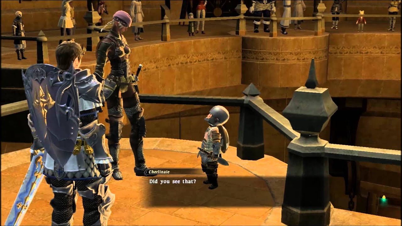 Final Fantasy XIV 1.0 Gladiator Class Quest Cutscenes YouTube